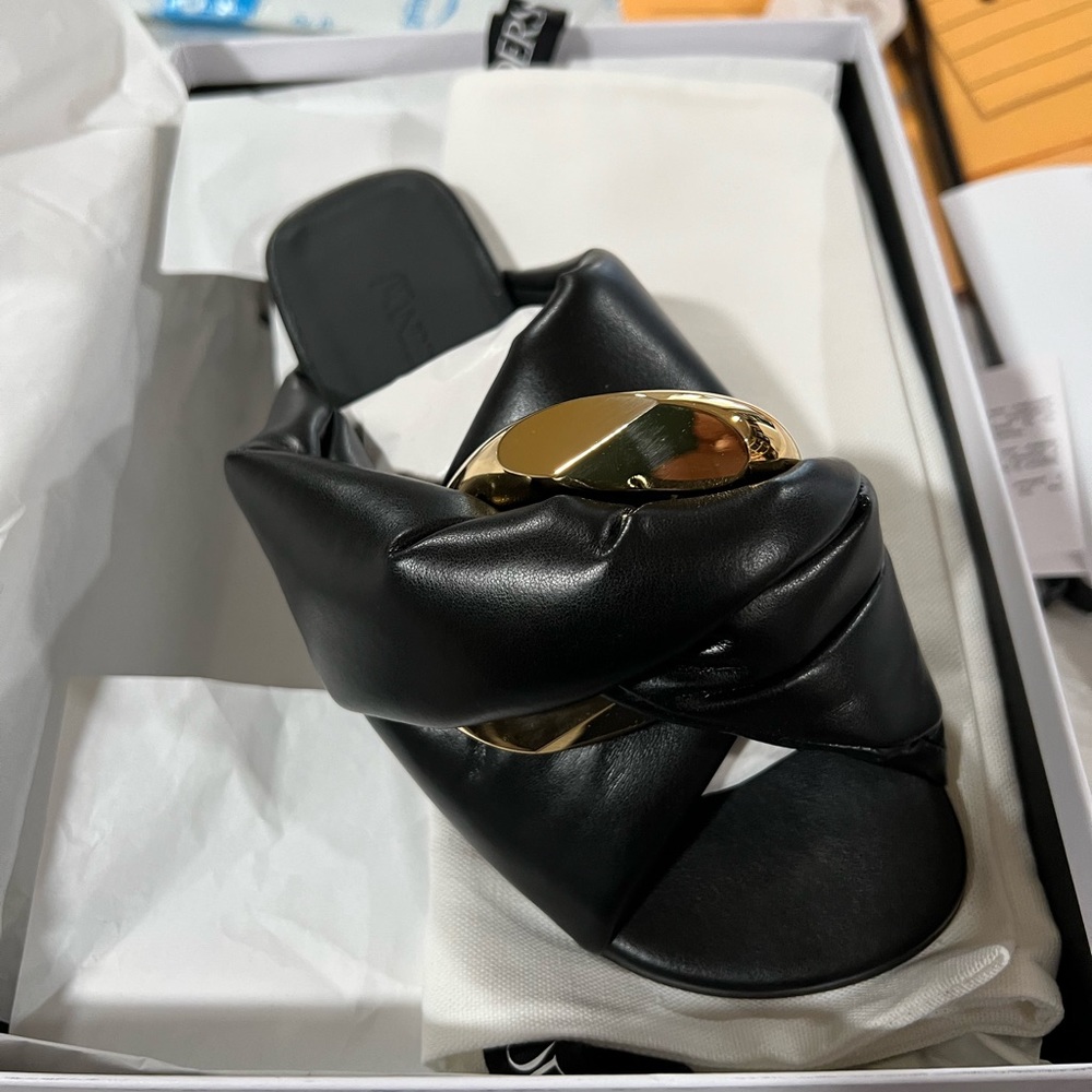 Jw Anderson Puffy Twist Slides/Sandals Size 38 - image 4